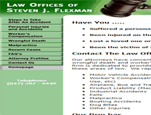 Tablet Screenshot of flexmanlaw.com